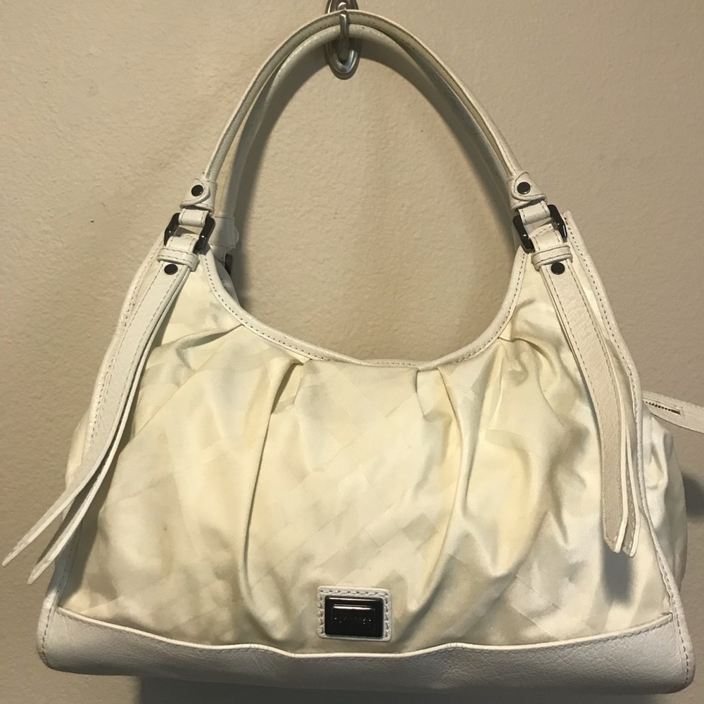 White Burberry Bag